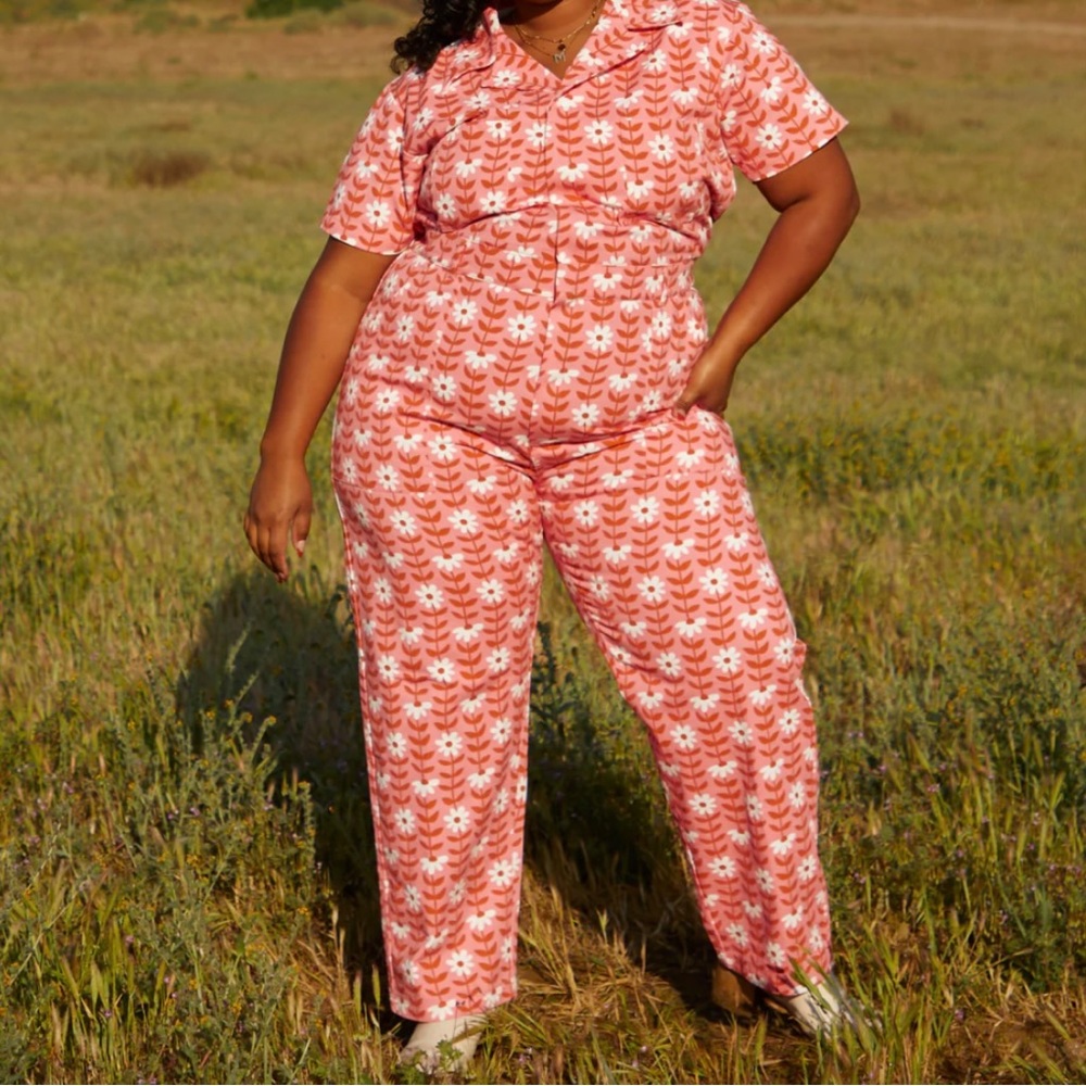 Big Bud Press Pink Lazy Daisy Jumpsuit